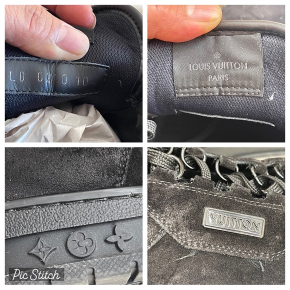 NOT FOR SALE Louis Vuitton Staff Trainer Black Suede Size 10.5 - Picture 16 of 16